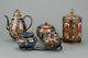 Lot 19th C Meiji Japan Japanese Cloisonne Lot Bronze Or Copper China Tea Set