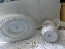 Lot Set Gold Castle Japan Porcelain Tea Teapot Coffee Pot Soup Bowl Cup Hostess