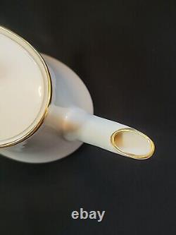 Lovely Lenox Porcelain Ivory & Gold ETERNAL Covered Teapot or Coffee Pot