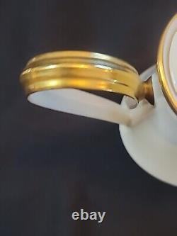 Lovely Lenox Porcelain Ivory & Gold ETERNAL Covered Teapot or Coffee Pot