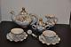Mackenzie Childs Morning Glory Superb Vintage Tea Set Made In Aurora New York