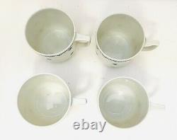 MCM Bavaria Thomson Porcelain Scandinavian Blue White Snowflakes 9Pc Tea Set