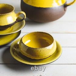 MCM Danish Henrik Ditlev Larsen teacup / coffee cup pot dessert plate sugar set