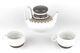 Mid Century Modern Thomas Rosenthal Germany Wide Coffee Tea Pot +2 Cups Set Rare