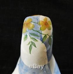 MacKenzie Childs Blue Honeymoon Morning Glory Teapot Tea Pot, Checkered