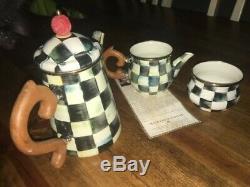 Mackenzie Childs Courtly Teapot Set