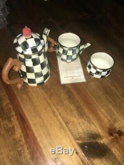 Mackenzie Childs Courtly Teapot Set