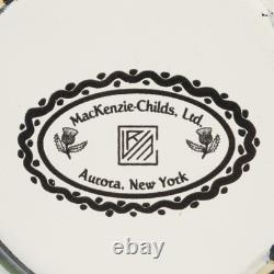 Mackenzie Childs Victoria Richard Courtly Check Tea Service Sugar Bowl Tea Pot