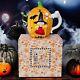 Mary Engelbreit Enesco 2002 Teeny Halloweeny Teapot Witch Ghost Pumpkin