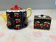 Mary Engelbreit Very Cherry Teapot & Tea Storage Box, Container. Great Condition