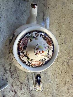Mason's Mandalay Blue Hand Painted Tea Pot c1920 Excellent Condition 2