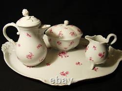 Meissen Porcelain Tete-a-Tete Tea Set 8 Pieces c. 1850-1924 Christies Label