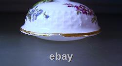 Meissen c1763 Porcelain Hand Painted Floral Teapot Crossed Swords Mark