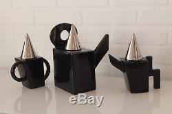 Memphis era tea pot set Feltman Langer Peter Shire style FREE SHIPPING
