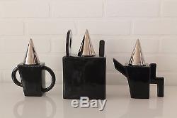 Memphis era tea pot set Feltman Langer Peter Shire style FREE SHIPPING