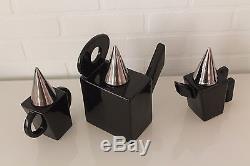 Memphis era tea pot set Feltman Langer Peter Shire style FREE SHIPPING