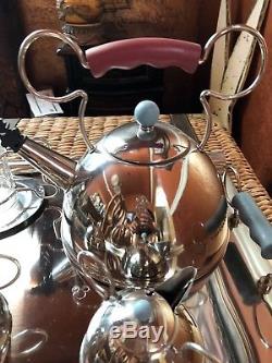 Michael Graves Mickey Mouse silver teapot set