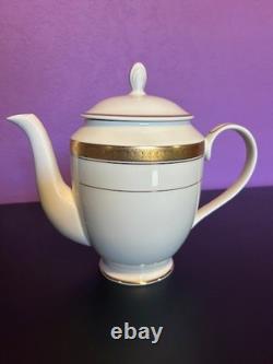 Mikasa Ivory Fine China Coffee Pot /Teapot Palatial Gold Collection