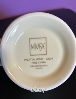 Mikasa Ivory Fine China Coffee Pot /Teapot Palatial Gold Collection