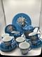 Min Gou Tangshan Fine China Tea Set Plate/creamer/tea Pot/6 Cup&saucer Lot Of 15