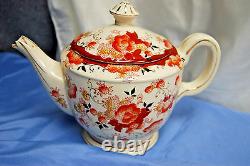 Moriyama Orange Gold 1926-1929 Tea Pot Plates Saucers 48 Pieces L2445