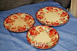 Moriyama Orange Gold 1926-1929 Tea Pot Plates Saucers 48 Pieces L2445