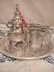 Moroccan Tea Set, Handmade Silver Teapot, Engraved Tea Tray, Set Of 6 Cupsnew