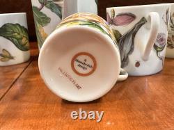Mottahedeh Exotic Plant Vintage Sugar Creamer Teapot 7 Cups Chocolate Set Euc