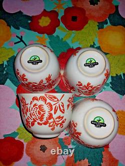 Mount Everest Tea Pot Set 4 Cups Good Condition Rare Floral China Japan