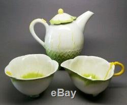 Mustardseed & Moonshine Chinese Lantern Teapot Creamer & Sugar Bowl Tea Set RARE