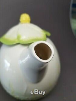 Mustardseed & Moonshine Chinese Lantern Teapot Creamer & Sugar Bowl Tea Set RARE