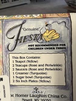 My First Fiesta Child's Tea Set By Fiesta (Homer Laughlin)