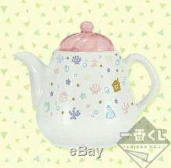 NEW Animal Crossing ichiban kuji Mug cup Tea pot Mini Plate SET Shizue isabelle