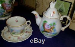 NEW Disney Parks ALICE IN WONDERLAND Tea For One Teapot Cup Saucer Set Cheshire