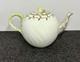 New Herend Rothschild Garden Teapot With Rose Finial Leaf Handle 5.5 In High