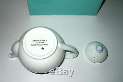 New Tiffany Summer Tea Pot With LID + Box Nib Unused Dragonflies