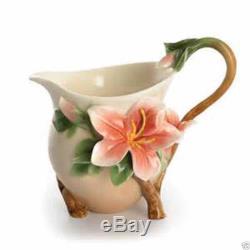 NIB Franz Azalea Teapot, Sugar & Creamer