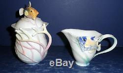 NIB Franz By the Sea Teapot, Sugar & Creamer- FZ01139, FZ01140 & FZ01141