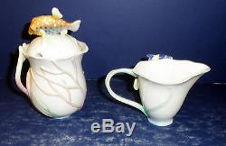 NIB Franz By the Sea Teapot, Sugar & Creamer- FZ01139, FZ01140 & FZ01141