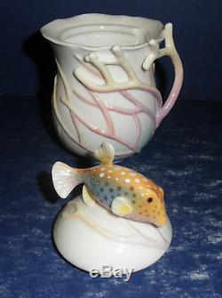 NIB Franz By the Sea Teapot, Sugar & Creamer- FZ01139, FZ01140 & FZ01141