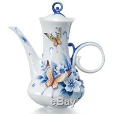 NIB Franz Porcelain Collection FOREVER WEDDING TEAPOT FZ02106