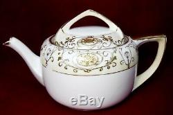 NORITAKE china CHRISTMAS BALL 16034 175 5-piece TEA SET Teapot Creamer Sugar