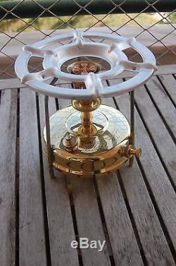 NOS Paraffin Brass Stove Portuguese Hipolito No1 new in the box