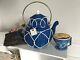 Nwot Katespade Wicker Teapot With Teacup Coin Purse Bag Tote Set