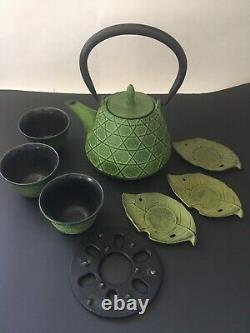 Nambu Tekki Roji Teapot Infuser Trivet Other Brand Cups And Coasters Matcha Gree