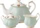 New Country Roses Polka Rose Tea Set, 3-piece