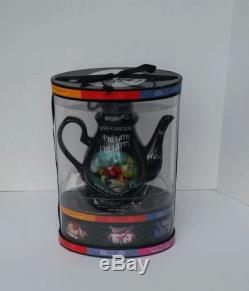 New Disney Parks Alice in Wonderland Ceramic Black Tea Pot Teapot Gift Set