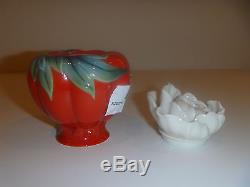 New Franz Porcelain Venice Peony set of teapot, salt&pepper, creamer, sugar jar