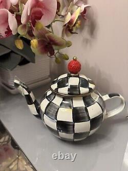 New McKenzie Country Enameled Sugar Bowl And Tea Pot from Newman Marcus