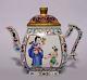 Nice Rare Antique Handwork Chinese Yixing Figures Pottery Zisha Teapot Pt181